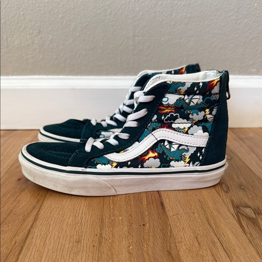 Glow in the Dark Vans High-Top Sneakers